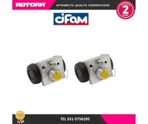 101875 Coppia Cilindretti freno posteriore (MARCA CIFAM)..