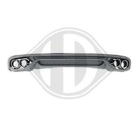 1019359-DDR DIFFUSORE POSTERIORE SPORTIVO AUDI A4 8K B8 2012-2015 4 TERMINALI DD