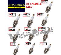 10199 - 10 CANDELA CHAMPION L86C PASSO CORTO VESPA 125 150 PX - ARCOBALENO
