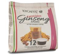 101CAFFE' Caff? al Ginseng Amaro | Confezione da 12 capsule compatibili con macchine Lavazza A Modo Mio