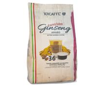101CAFFE' Caff? al Ginseng Amaro | Confezione da 36 capsule compatibili con macchine Lavazza A Modo Mio