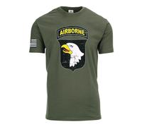 101st 82nd Airborne Paracadutista D-Day 75 T-Shirt Vintage US Army Airforce