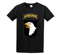 101St Airborne Mili.Us Printing Comfortable Classic all-Match Match Outdoor T-Shirt Black M