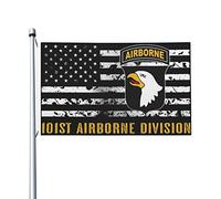 101St Transported By Airplane Division Bandiera Bandiera Da Giardino Resistente Alle Intemperie Decorazioni Da Esterno Appendere Per Letto Parete Attività 3X5 Ft