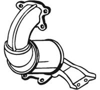 102 CV CATALIZZATORE PER MITSUBISHI Space Star MPV/Space W DGA 1.9 DI-D KW 75 CV