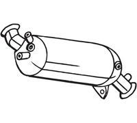 BOSAL 095-261 Filtro antiparticolato (FAP)