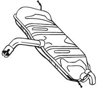 Silenziatore posteriore BOSAL 233-581