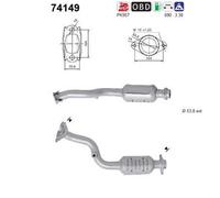 Catalizzatore 74149 AS per NISSAN QASHQAI / QASHQAI +2 I