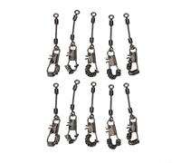 102050 anelli per pesca a mosca, piccoli anelli ovali in acciaio inox, diametro 2 mm, design senza cuciture per un uso efficace dei leader (100 pezzi)