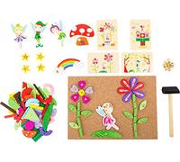 small foot 10227 Hammer game "Fairy" made of wood, cork floor with motives of fa