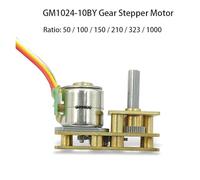 1024-10BY DC 5V 2-Phase 4-Wire Stepper electronic starter with Full Metal Gearbox 10mm Inverted ShaftModel RADIO 50 NWPNLXEA(Radio 100)