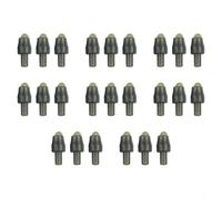 1024 perline in silicone a cambio rapido per pesca alla carpa in linea per Hair Rig, consente una sostituzione rapida della lunghezza dell'amo (24 pezzi)