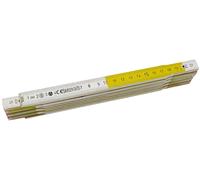 10262 Q.TA' 12 DOPPIO METRO 10 ASTE 16 MM LEGNO BIAN GIALLO