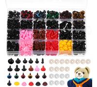 1028 Pcs for Crafting Safety Eyes DIY Projects Occhi Per Animali All'uncinetto