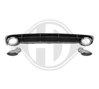 1028258-DDR DIFFUSORE POSTERIORE RS LOOK AUDI A6 C7 4G 2011-2014 CON TERMINALI D