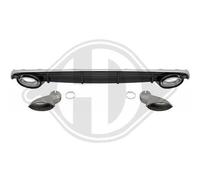 1028358-DDR DIFFUSORE POSTERIORE RS LOOK AUDI A6 C7 4G 2015-2018 CON TERMINALI D