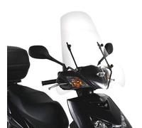 102A A283A|735 PARABREZZA VISIERA SCHERMO CUPOLINO PARAVENTO + ATTACCHI GIVI COMPATIBILE CON YAMAHA CIGNUS X 125 2008 MOTO SCOOTER
