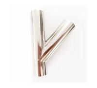 102mm 4" Pipe OD Butt Welding Oblique Y-Shaped 3 Way SUS 304 Stainless Fitting Spliter Homebrew Beer Wine