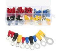 102pz Kit Connettore Terminale Cavo Filo Crimpare Rame Isolato Assortito