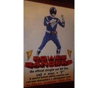 102x152cm Grande Poster ~ Blu Triceratopo Billy 1994 Potente Morphin Rangers