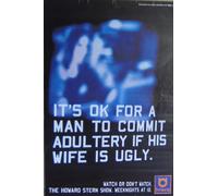 102x152cm Grande Subway Poster ~ Howard Poppa Mostra 1995 Commit Adulterio If
