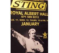 102x152cm Subway Poster ~ Sting Live Royal Albert Sala 1994 Originale Tour NOS