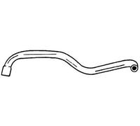 103 cv Tubo gas scarico per Volvo 240 Kombi P245 2.0 1986 cc 76 KW 103 CV