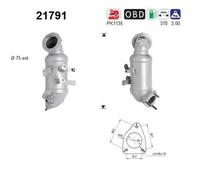 103 KW 140 CV CATALIZZATORE PER Vauxhall Meriva MK II (B) S10 1.4