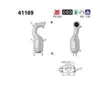 103 KW 140 CV CATALIZZATORE PER Fiat Bravo II 198 1.4 16V
