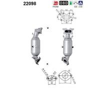As 22098 Catalizzatore per Honda Civic VIII FK FN Fa Fd