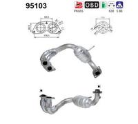 103 KW 140 CV CATALIZZATORE PER Toyota MR 2 III ZZW3 1.8 16V VT-i