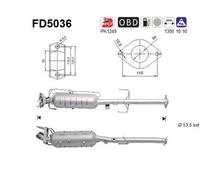 136 KW 185 CV FAP PER Mazda 6 SW GH 2.2 MZR-CD