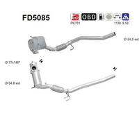 AS Motore 130 kW 177 CV FAP per VW CC 358 2.0 TDI