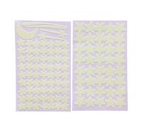 103 Pezzi Adesivi Stella Fosforescenti in PVC Beige per Cameretta | Effetto Luminoso al Buio, Atmosfera Decorativa e Rilassante, per Pareti Interne e Stanze dei Piccoli