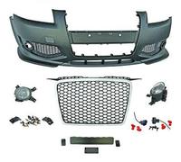1031651-DDR PARAURTI ANTERIORE RS LOOK AUDI A3 8P 2005-2008 GRIGLIA NIDO D'APE C