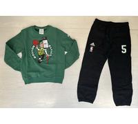 10327 ADIDAS BASKET USA BOSTON CELTIC TUTA 5 FELPATA TRACKSUIT L36104