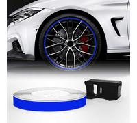 10345 Wheel Trim Strisce Adesive Rifrangenti Con Applicatore per Cerchi Moto, Bl