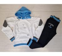 10377 MACRON SS LAZIO TUTA BAMBINO FELPA CAPPUCCIO LINEA FAN COTONE 58053201