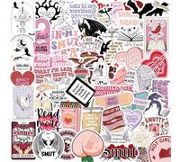 104 adesivi a libro per laptop, Kindle, MacBook, journal, album di ritagli, simpatici adesivi per gli amanti dei libri (A)