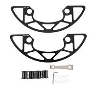 104 BCD Chainring Guard 34-36T | Aluminum Alloy Mountain Cycle Chain Protector | Helps Avoid Scratches from Stones/Rocks/Debris | Easy Installation Lightweight Cover (Black)