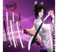 104 centimetri Giapponese Katana Samurai Spada Accessorio Demone Slayer Katana Tanjirou Spada Kimetsu No Yaiba Ferro Ninja Coltello Giocattolo Cosplay