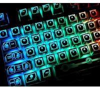 104 copritasti ROG con retroilluminazione per tastiere meccaniche Corsair K70 LUX, K95, K65, K63, K68, K70 MK.2, K95 Platinum, Strafe RGB Corsair (nero n. 1)