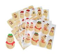 104 etichette natalizie adesive con nome natalizio per scatole regalo, biglietti, sacchetti di caramelle, etichette per bottiglie