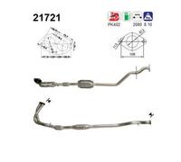 104 KW 141 CV CATALIZZATORE PER Vauxhall Sintra APV 2.2i 16V