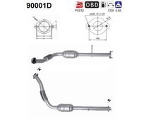 104 KW 141 CV CATALIZZATORE PER Ssangyong Actyon I 200 XDi 4WD