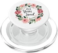 104 Years Loved Women Men 104 Years Old 104th Birthday PopSockets PopGrip per MagSafe