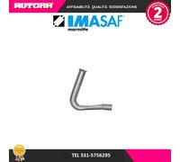 104301 Tubo gas scarico anteriore adatto a Alfa Romeo A 75 (MARCA IMASAF)..