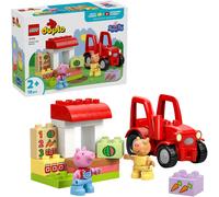 10468 5702018056493 LEGO DUPLO Peppa Wutz Trattore e Bancarella del Mercato, Gio