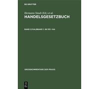 §§ 105 -144 (Copertina rigida) Großkommentare Der Praxis