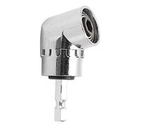 105° Bit Driver Elbow | Hex Shank Screwdriver Extension | Electric Drill Adapter for Tight Spaces/Automotive/DIY | 1/4 Inch Chrome Alloy Steel